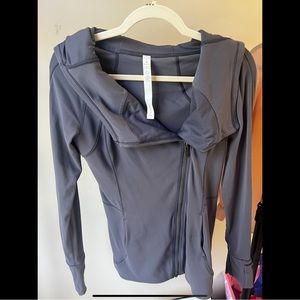 Lululemon asymmetrical define jacket in dark grey